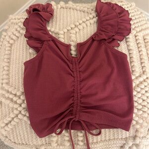 Forever 21 Mauve Sleeveless Blouse